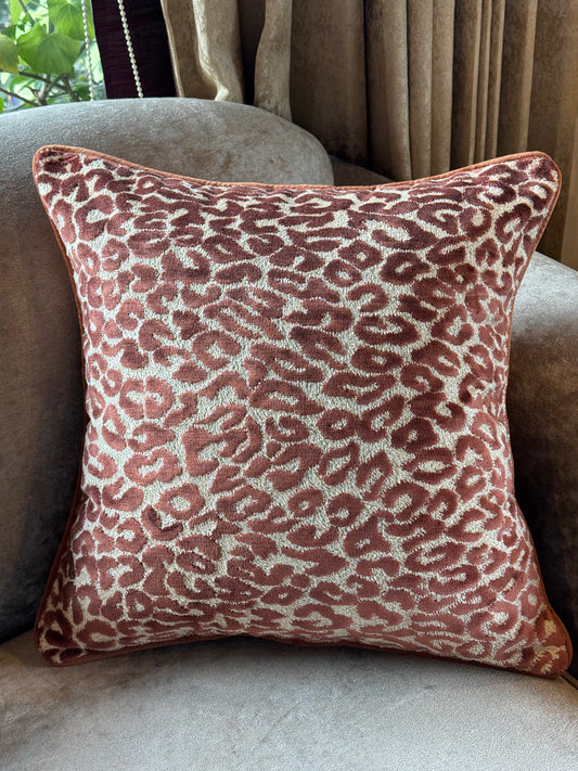 The Rust Leopard Cushion Cover