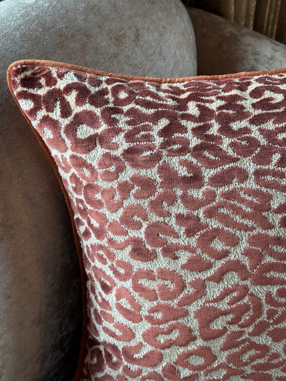 The Rust Leopard Cushion Cover