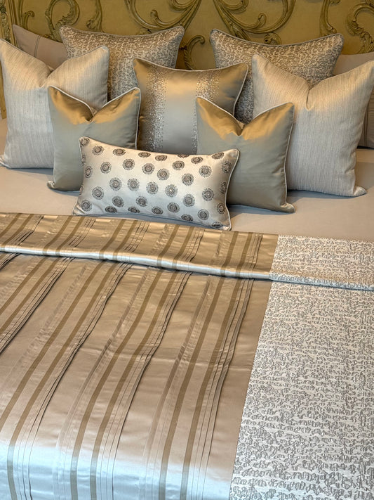 The Celeste Stripe Duvet Set