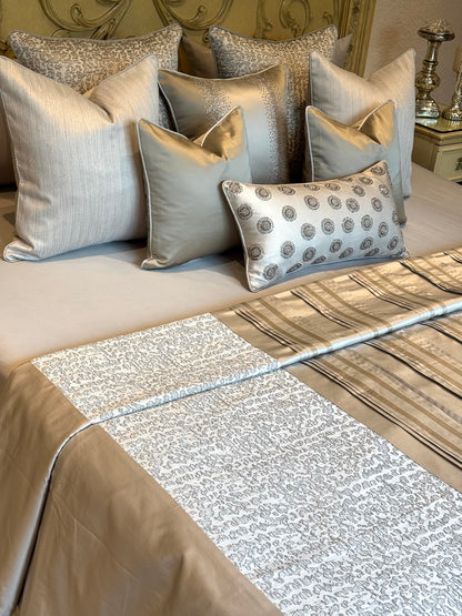 The Celeste Stripe Duvet Set