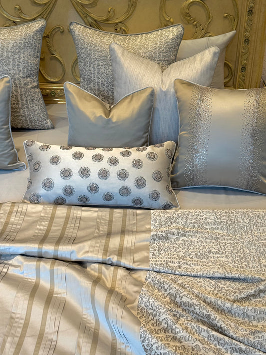 The Celeste Stripe Duvet Set