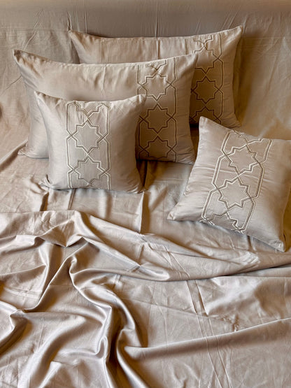 The Beige Mandarin Bedsheet