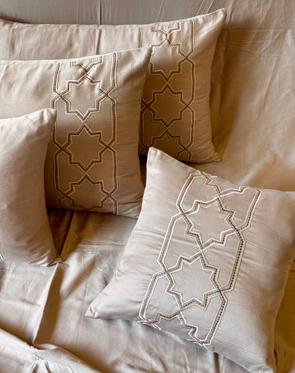 The Beige Mandarin Bedsheet
