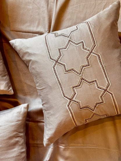 The Beige Mandarin Bedsheet