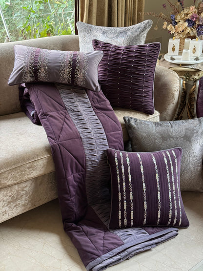 The Royal Plum Cushion Cover