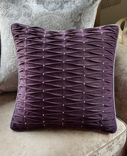 The Deep Plum Cushion Cover