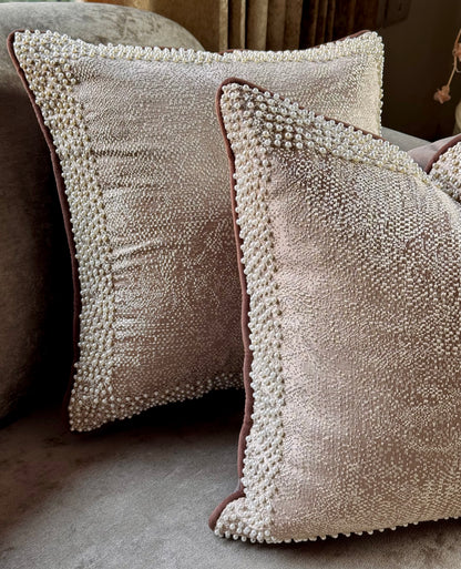 The Metallic Pearl Cushion Cover