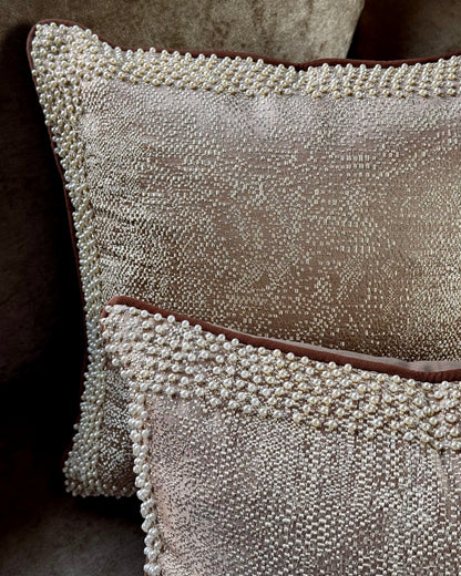 The Metallic Pearl Cushion Cover
