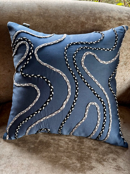 The Deep Blue Sandstone Cushion Cover