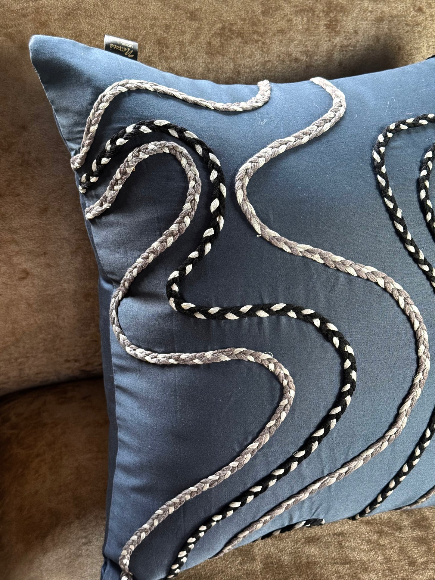 The Deep Blue Sandstone Cushion Cover