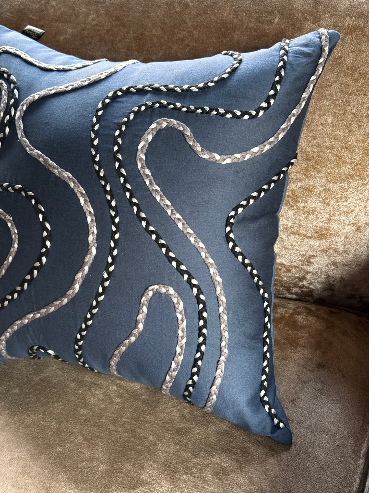 The Deep Blue Sandstone Cushion Cover