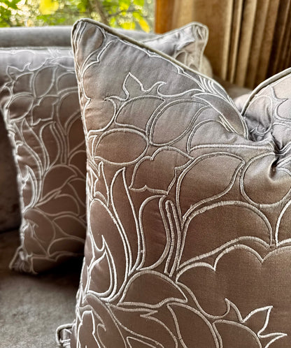 The Brown Marble Cushion Cover