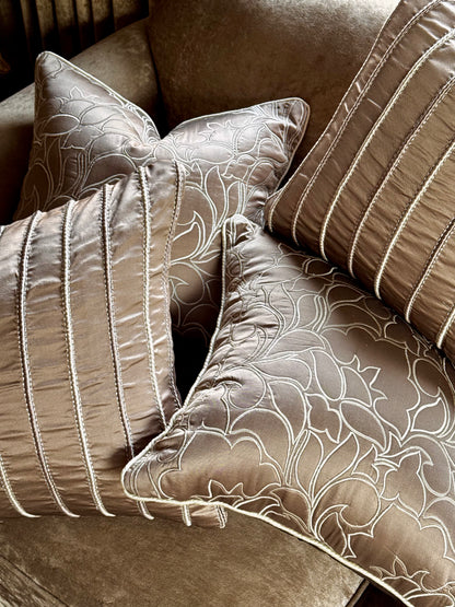 The Brown Marble Cushion Cover