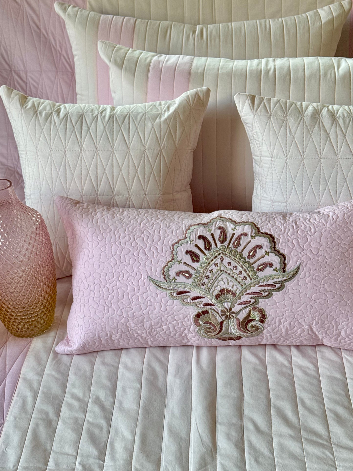 The Cotton Soft Pink Bedding Set