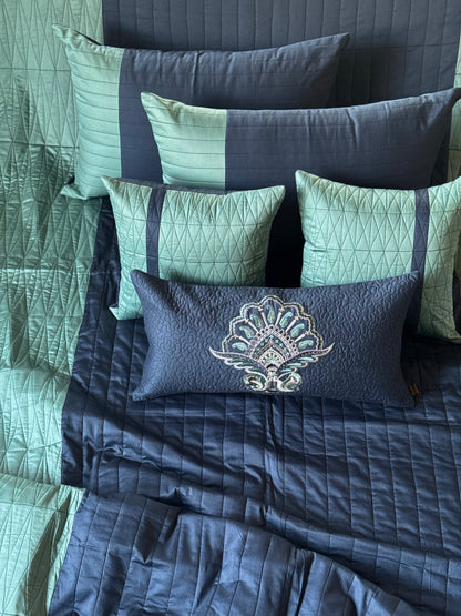 The Cotton Blue Teal Bedding Set