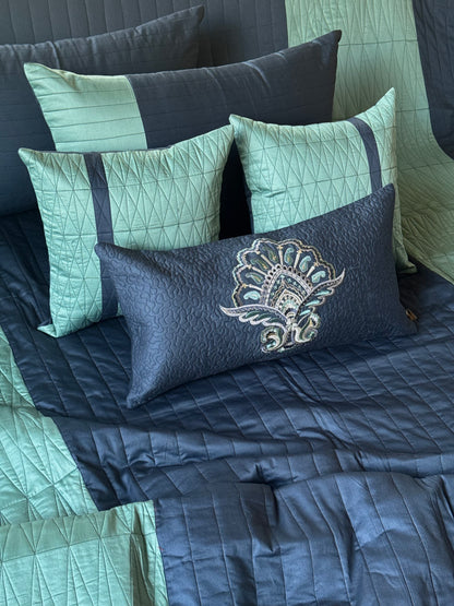 The Cotton Blue Teal Bedding Set