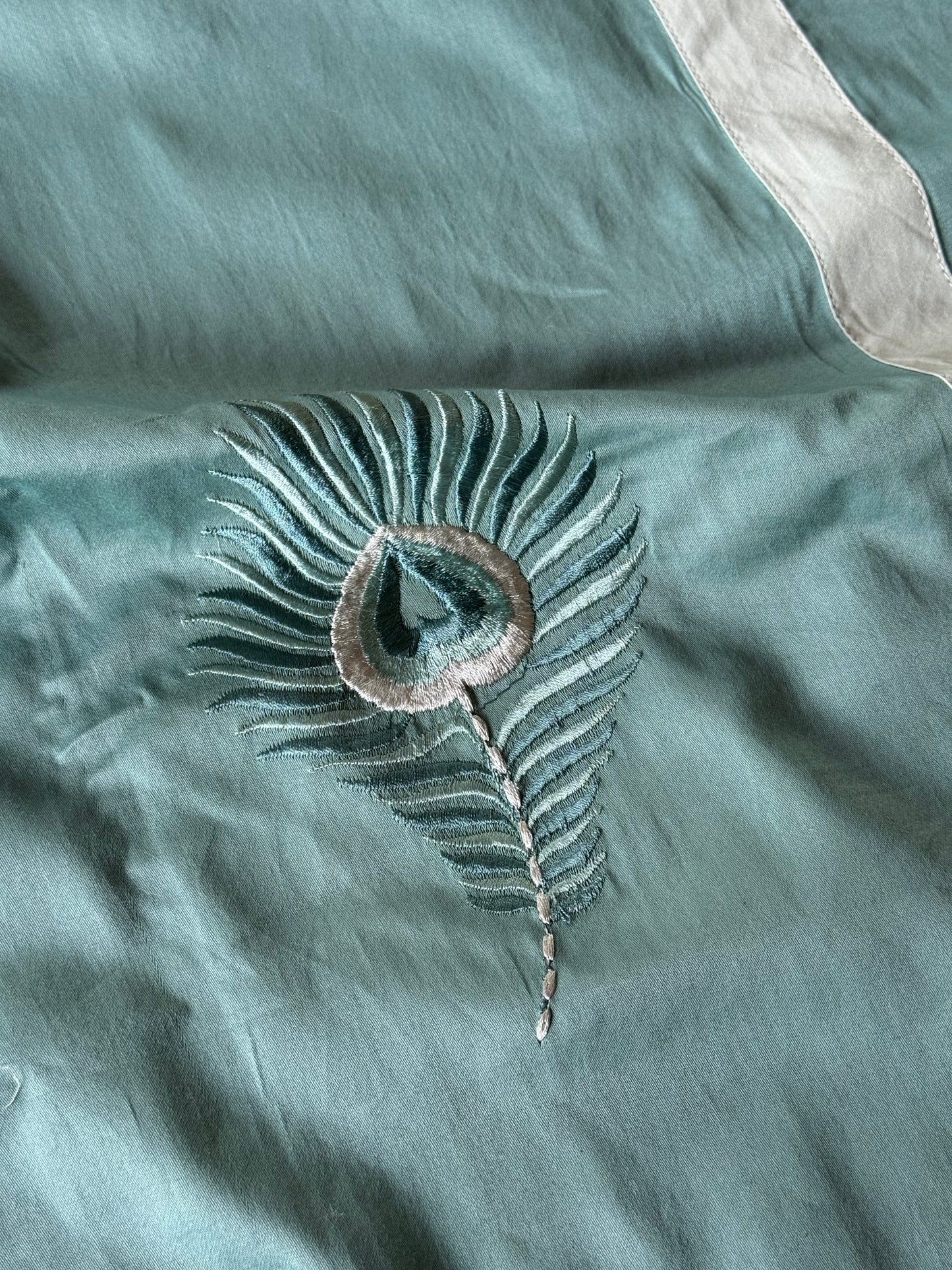 The Teal Peacock Bedsheet Set