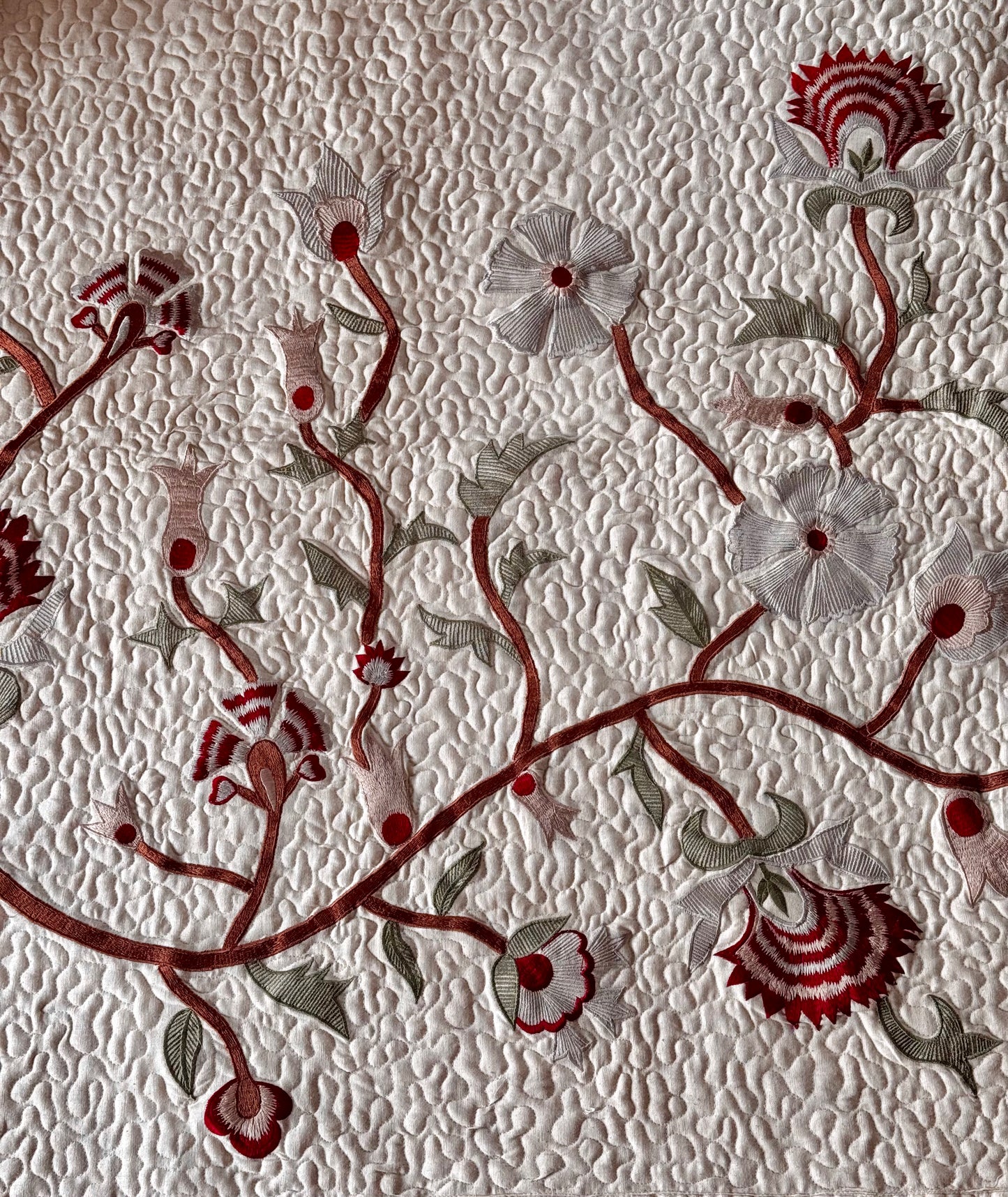 The Cotton Linen Hibiscus Bedding Set