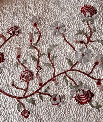 The Cotton Linen Hibiscus Bedding Set