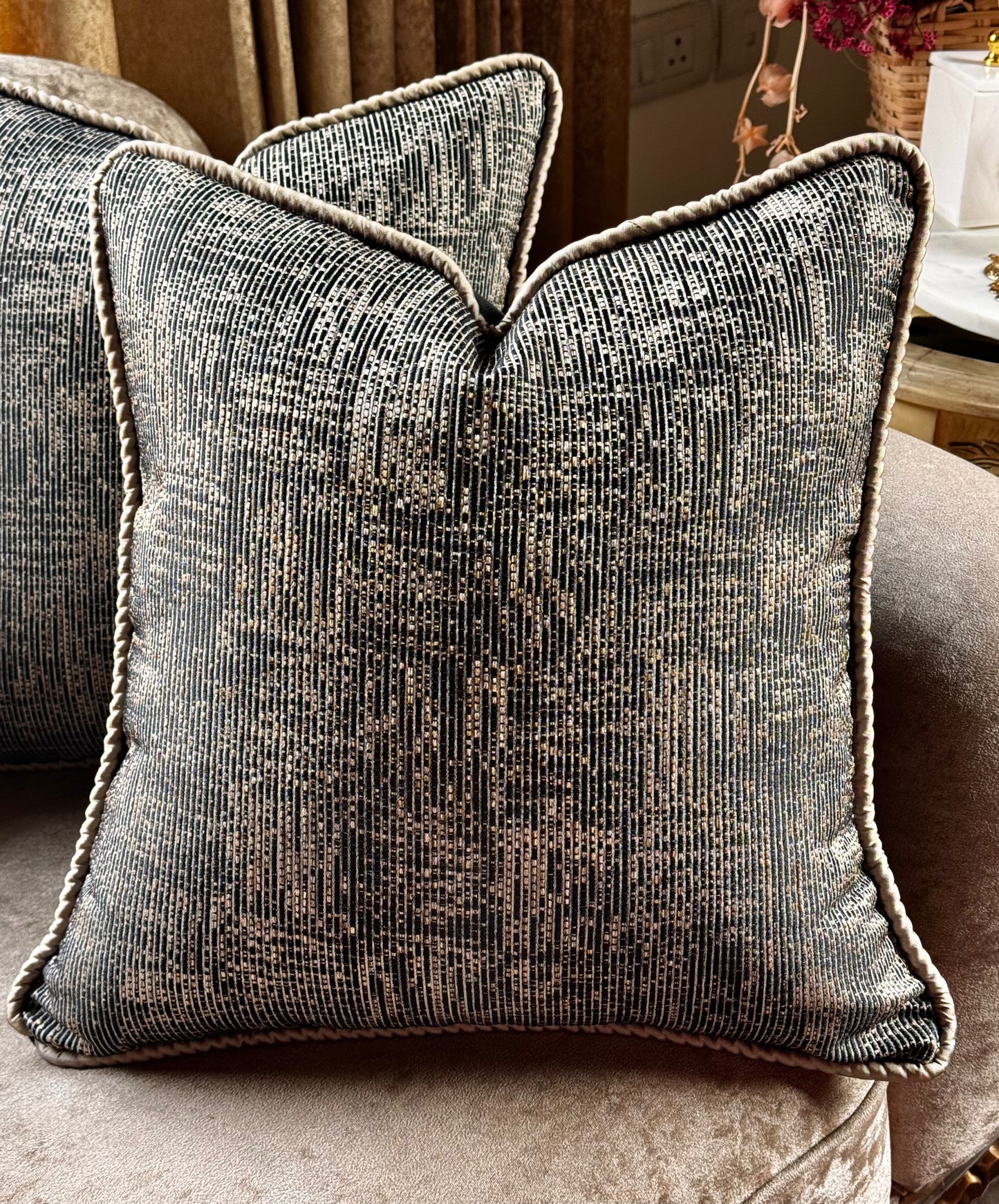 The Black Eclipse Cushion Cover