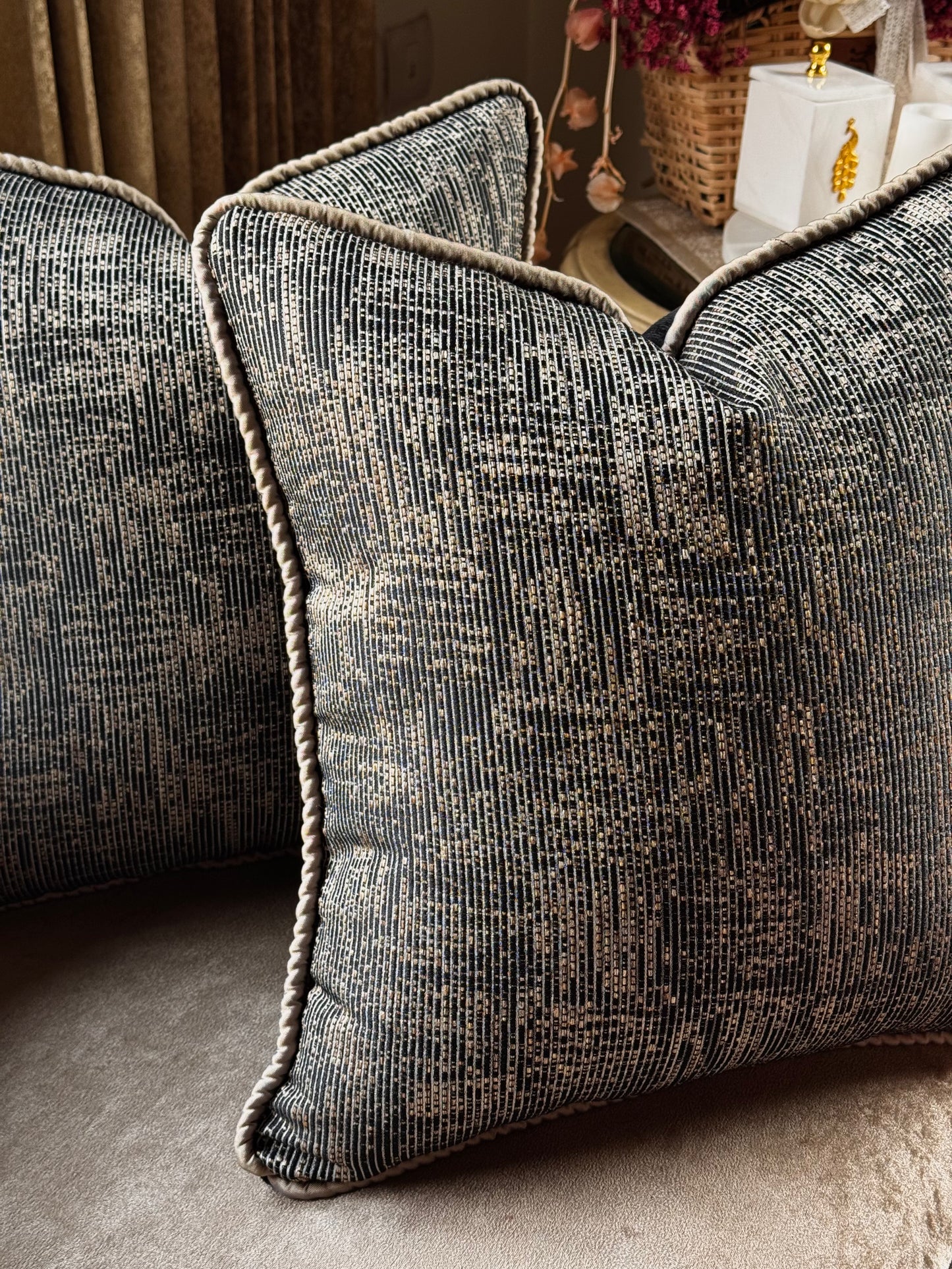 The Black Eclipse Cushion Cover