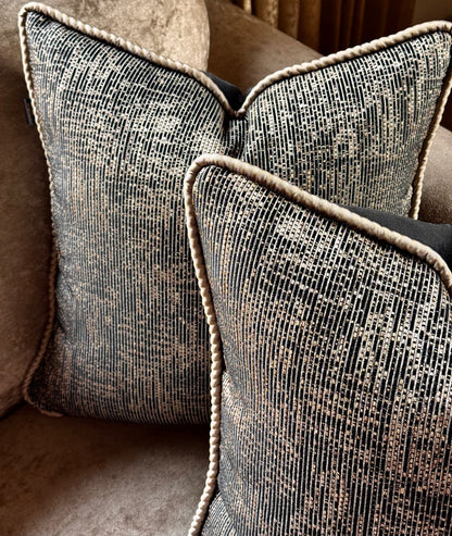 The Black Eclipse Cushion Cover