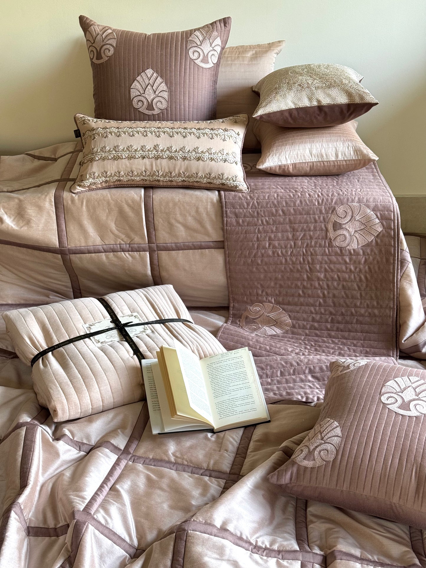 The Pink Pastel Artisanal Quilt Set