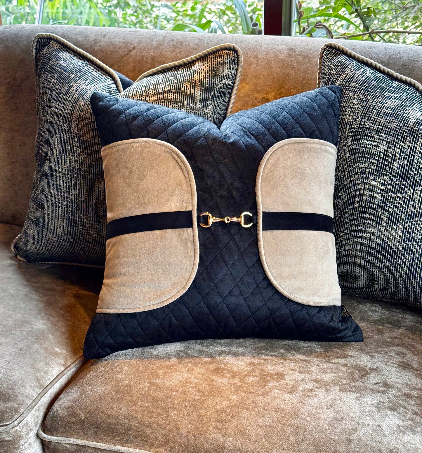 The Black Eclipse Cushion Cover