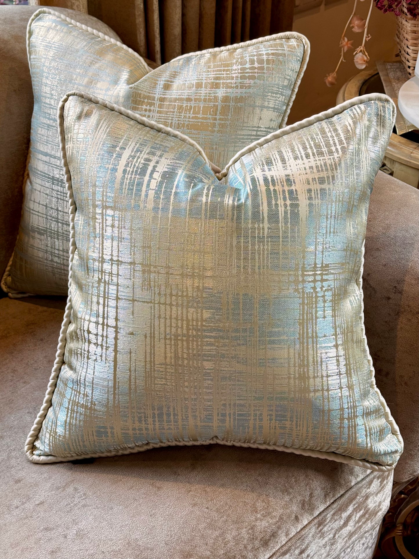 The Aurora Glide Cushion Cover