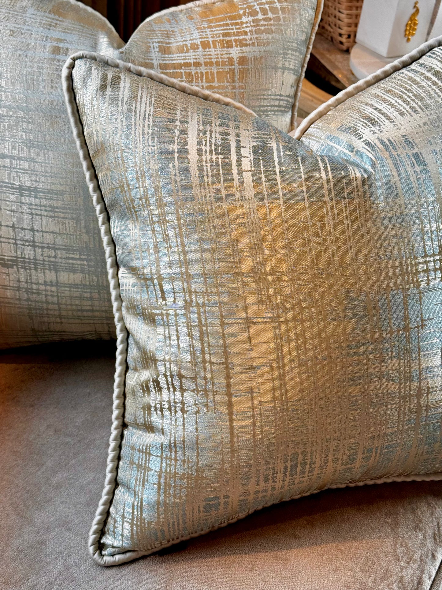 The Aurora Glide Cushion Cover