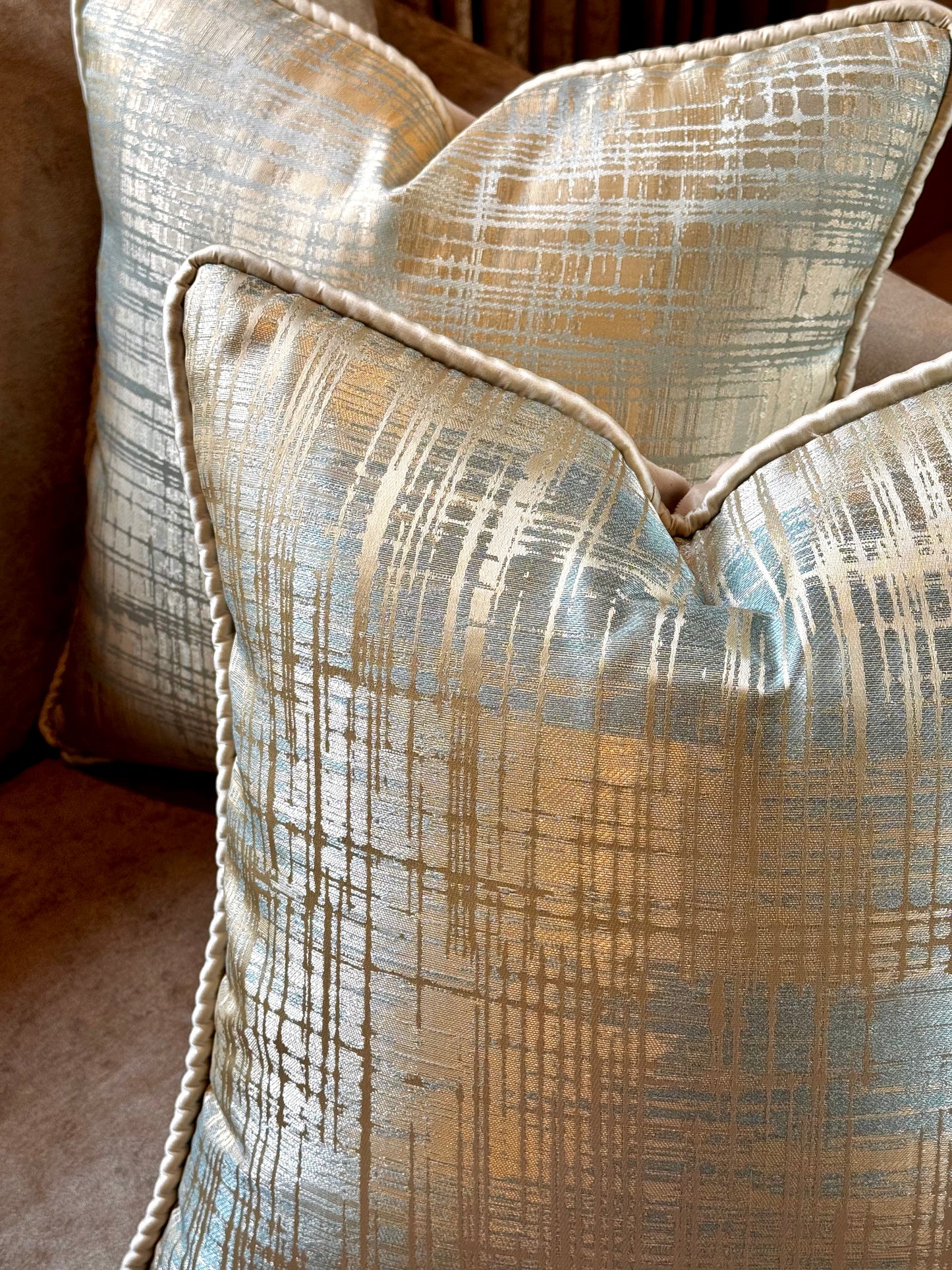 The Aurora Glide Cushion Cover