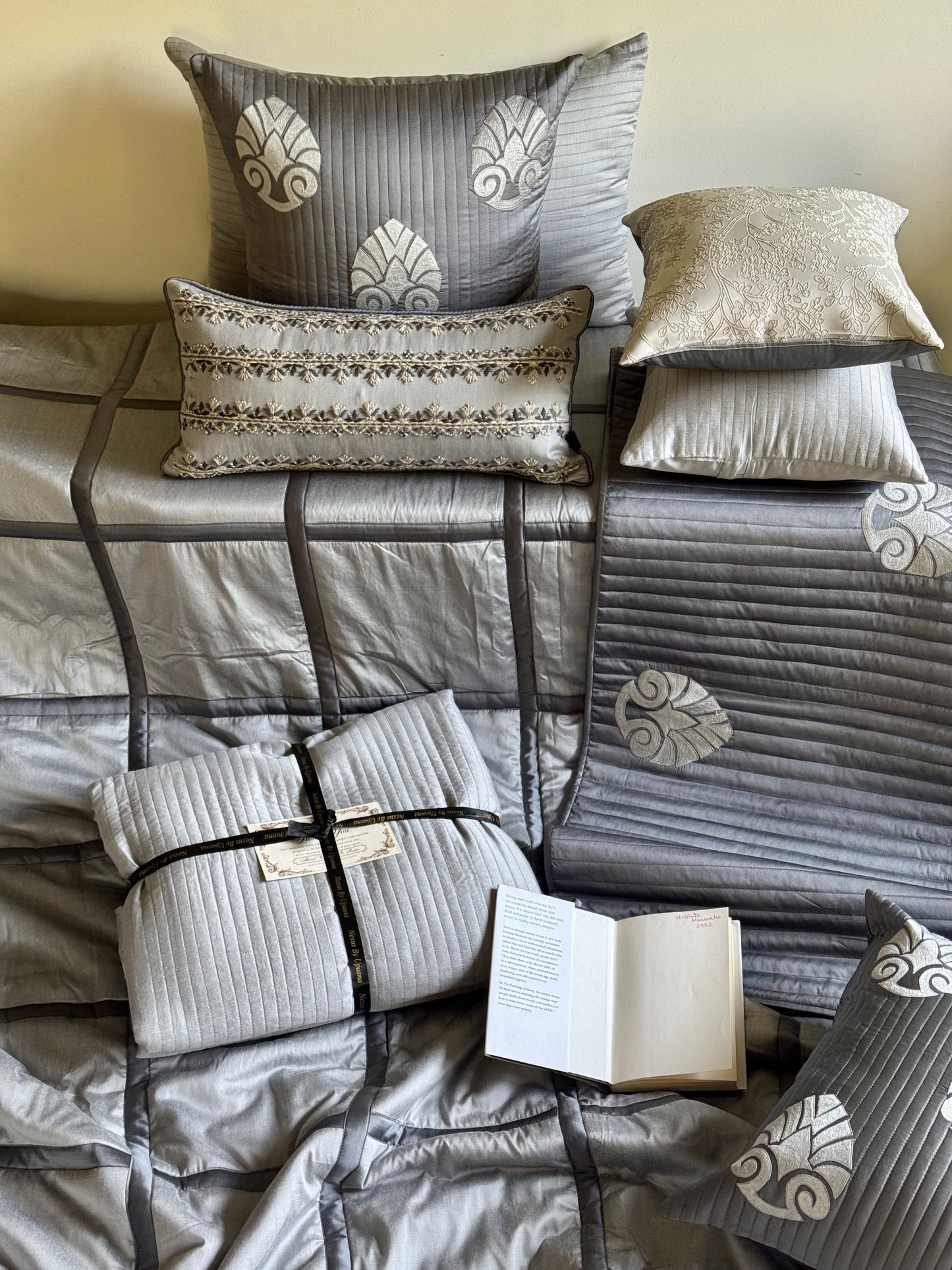 The Grey Artisanal Quilt Set