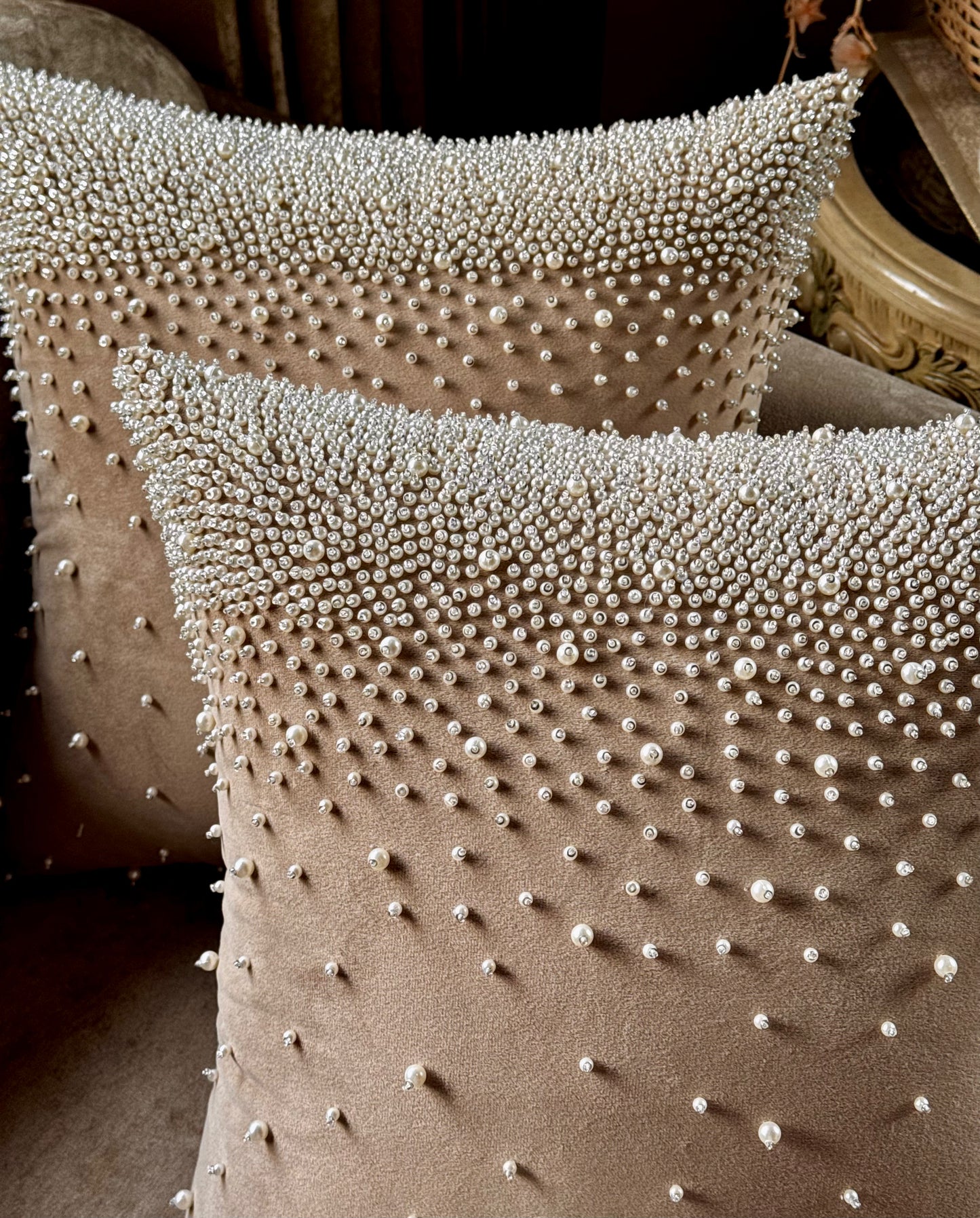 The Gold Galaxy Cushion Cover