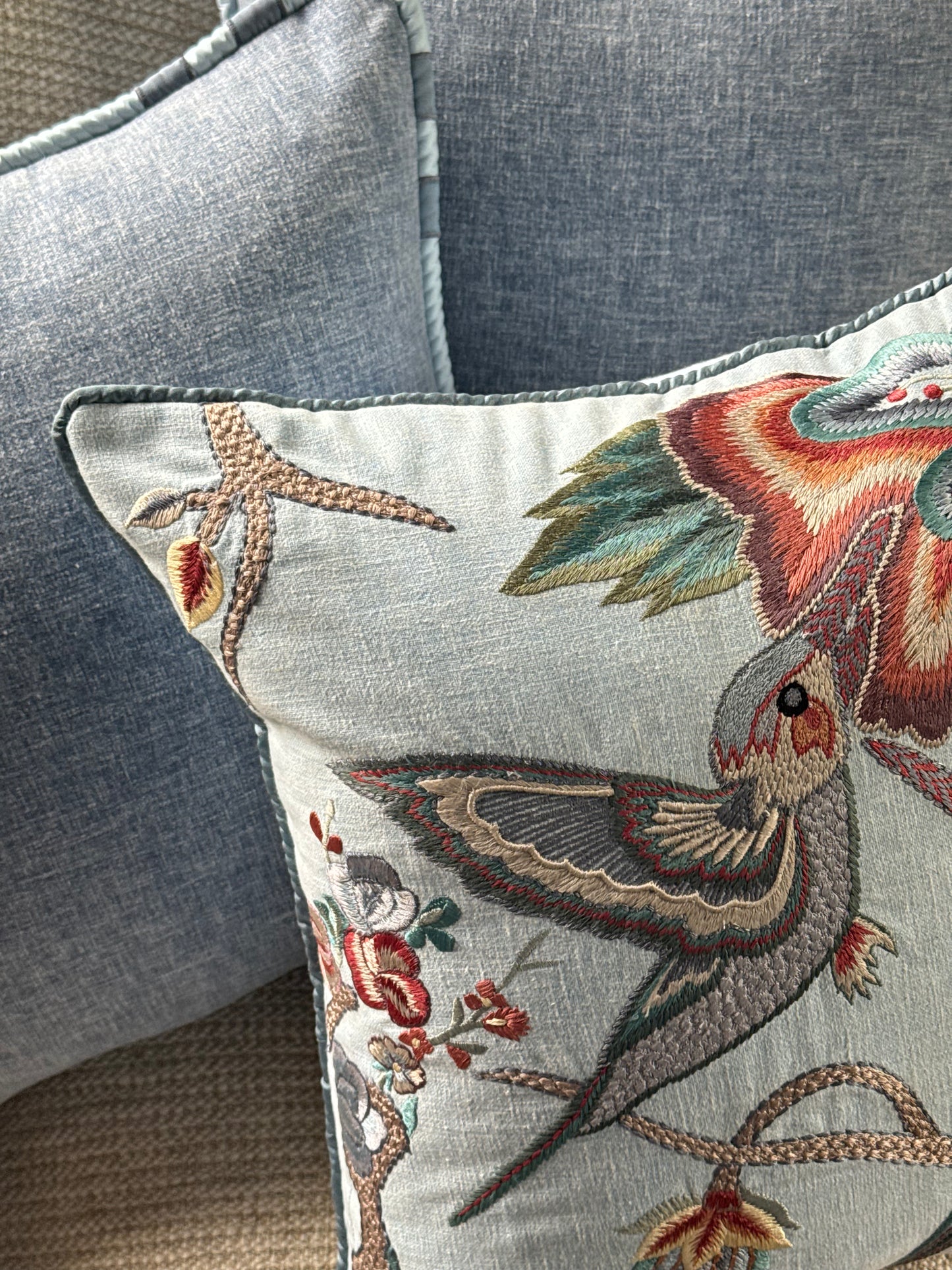 The Bird Sonata Cushion Cover