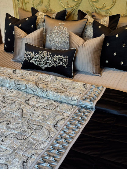 The Opulent Paisley Quilt Set