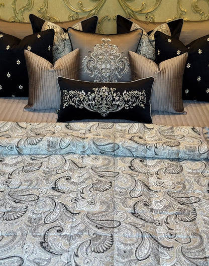 The Opulent Paisley Quilt Set