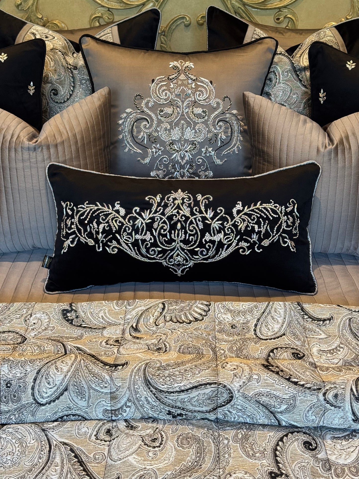 The Opulent Paisley Quilt Set