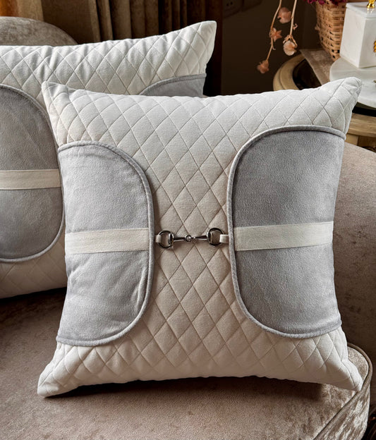 The Off-White Elite Saddle Stitch Cushion