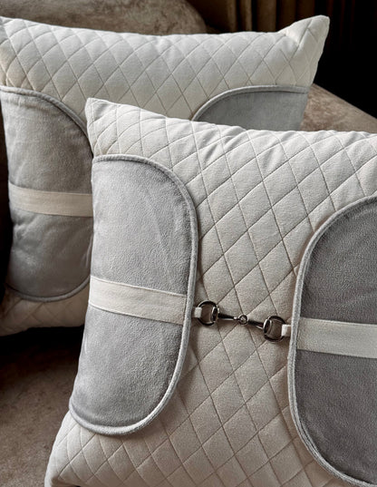 The Off-White Elite Saddle Stitch Cushion