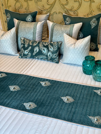 The Dancing Peacock Bedding Set