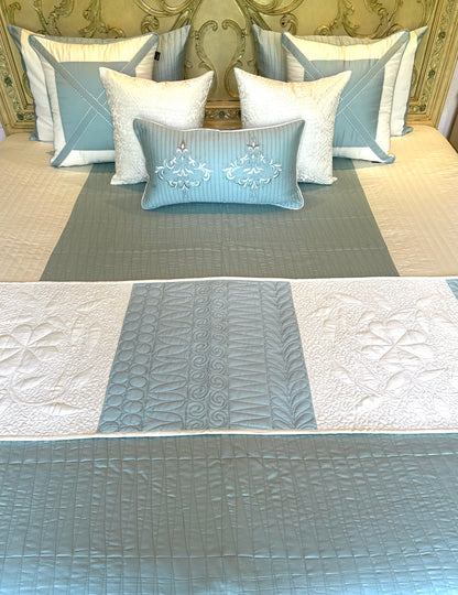 The Ivory Azure Bedding Set