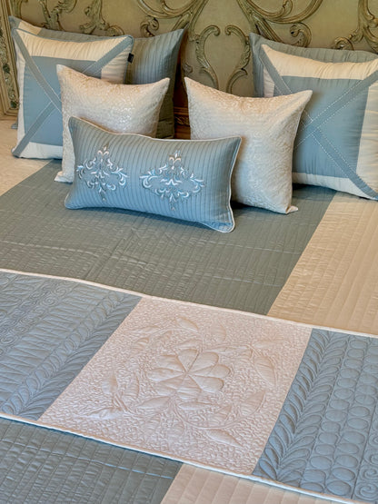 The Ivory Azure Bedding Set