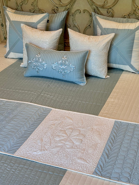 The Ivory Azure Bedding Set