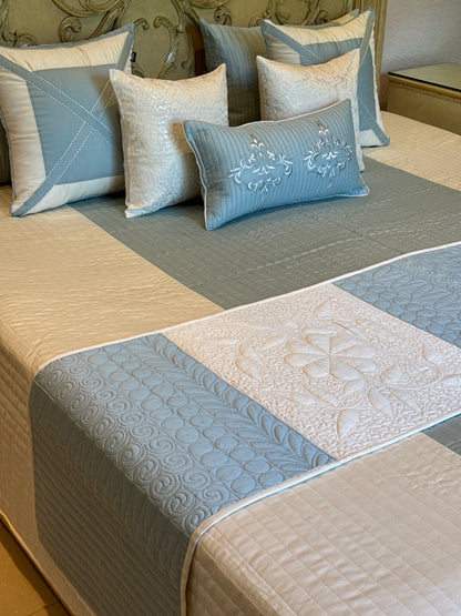 The Ivory Azure Bedding Set