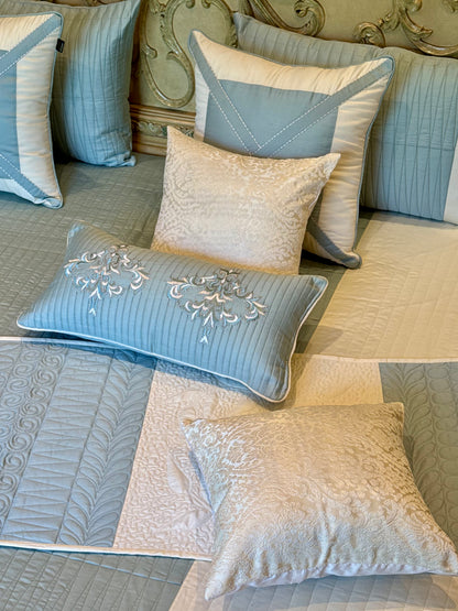 The Ivory Azure Bedding Set