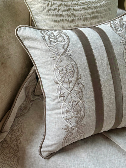 The Beige Marlowe Cushion Cover