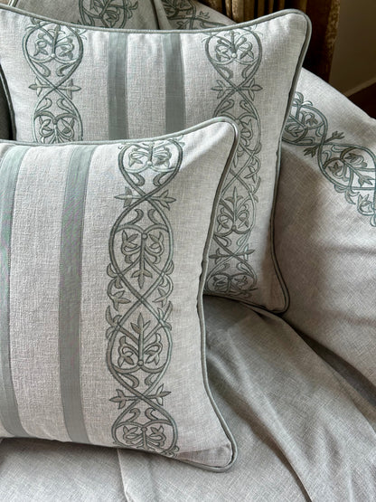 The Soft Green Marlowe Cushion Cover