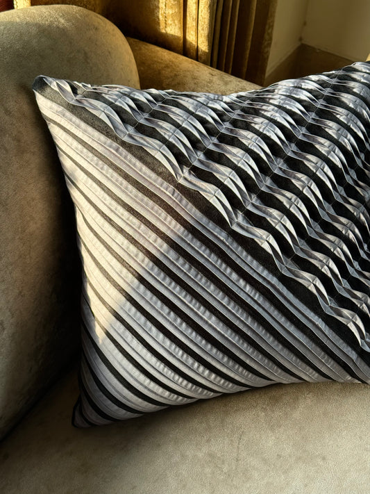 The Black Lattice Cushion Cover