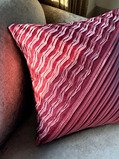 The Cherry Lattice Cushion Cover