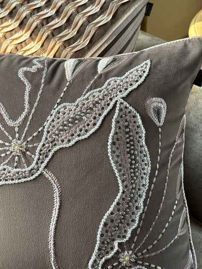 The Brown Rosé Cushion Cover